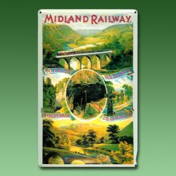 Nostalgieschild Midland railway