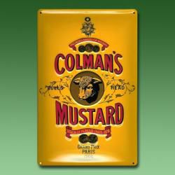 Metallschild Colemans Mustard