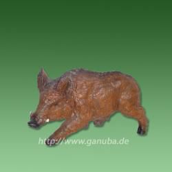 Deko - Figur Rennendes Wildschwein