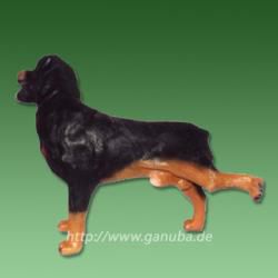 Deko-Figur Rottweiler mit erhobenem Bein