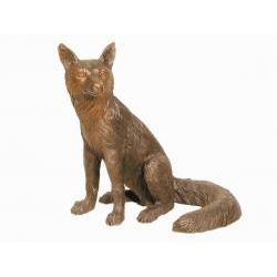 Garten-Figur Fuchs aus Bronze