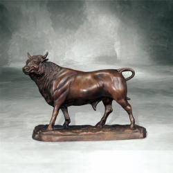 Tier-Figur Stier aus Bronze