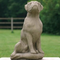 Garten-Figur Hund - Boxer