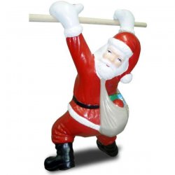 Deko - Figur Hängender Weihnachtsmann