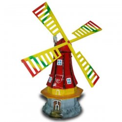 Deko - Figur Windmühle mit Plattform