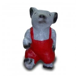 Tier - Figur Koala in Latzhose