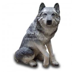 Tier - Skulptur Wolfshund