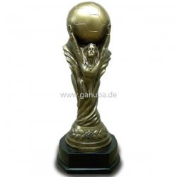 Deko - Figur Fußball - Pokal