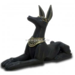 Deko - Figur Anubis in Gestalt eines Hundes