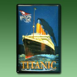 Werbeschild Titanic