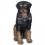 Dekorations - Figur Knuffiger Rottweiler