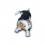Deko - Tierfigur Beagle mit erhobenem Bein