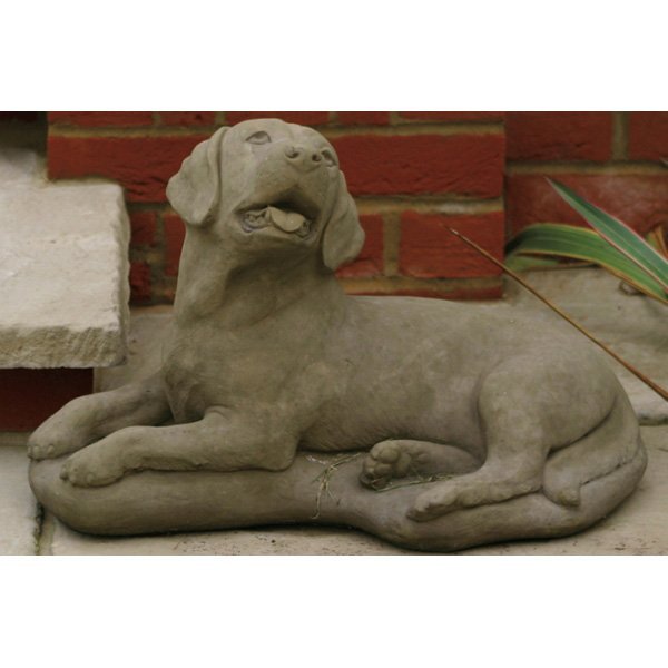 Labrador Statue Beton Labrador Stein Labrador Figur Outdoor Hund Deko Beton  Hund Skulptur Haustier Denkmal -  Österreich