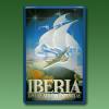 Reklameschild Iberia Lineas Aera...