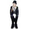 Charlie Chaplin mit Hut und Stoc...