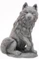 Gartenfigur, Wolf aus Steinguss